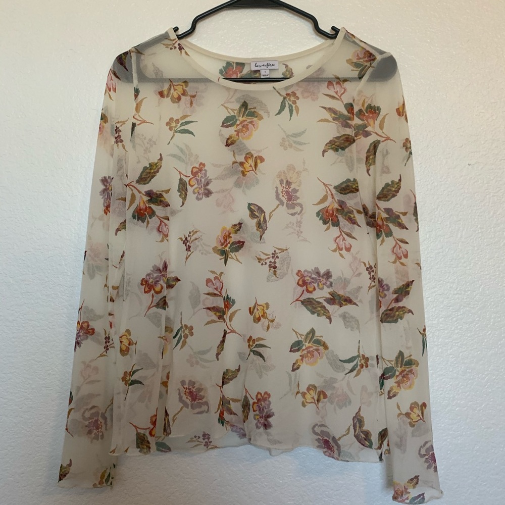 Sheer Mesh Top